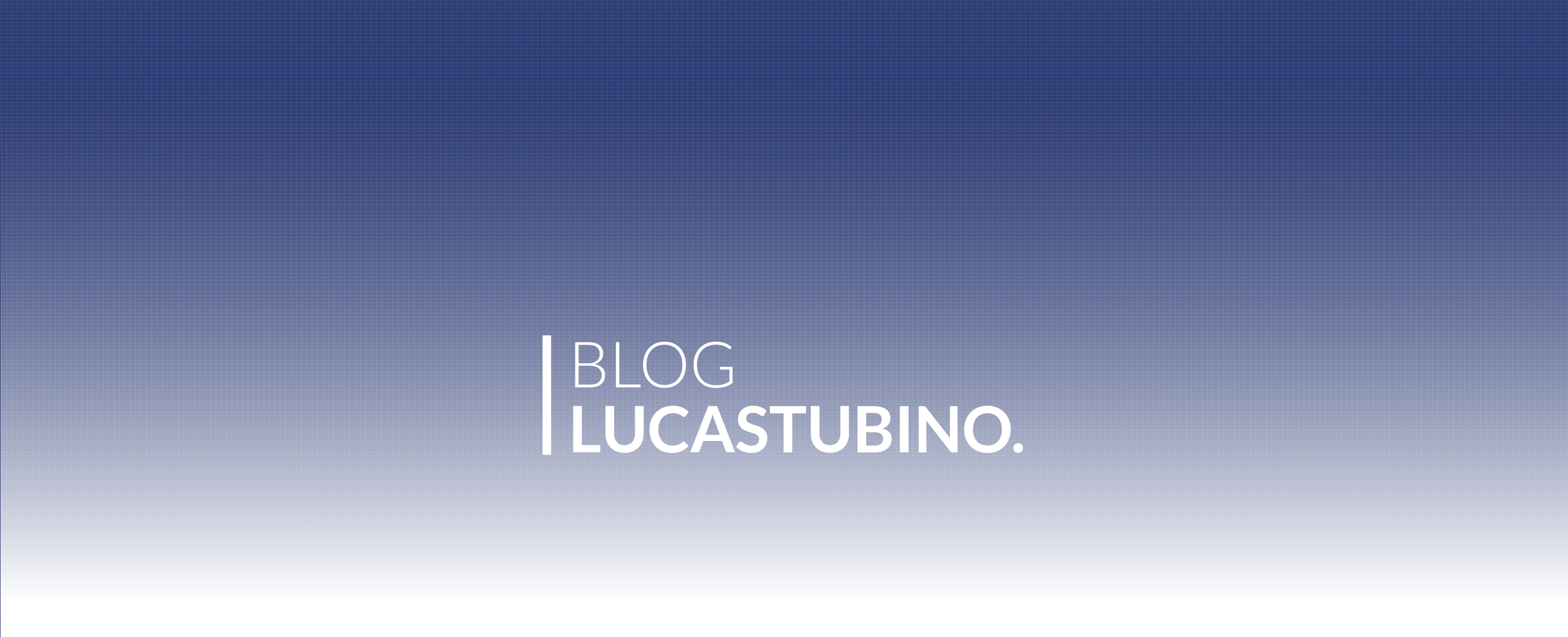 Blog Lucas Tubino